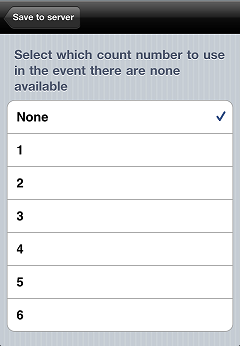 Exporting Count Quantities